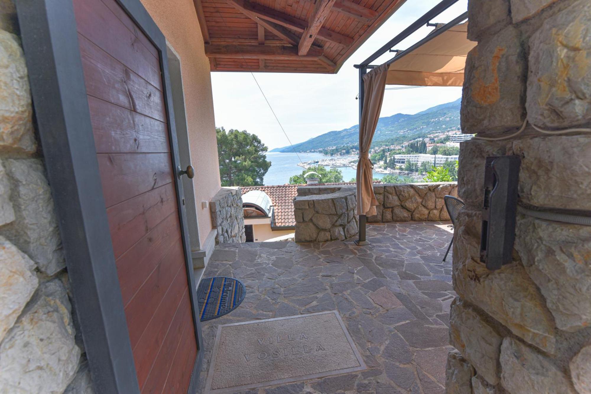 Apartments Villa Vosilla Abbazia Esterno foto
